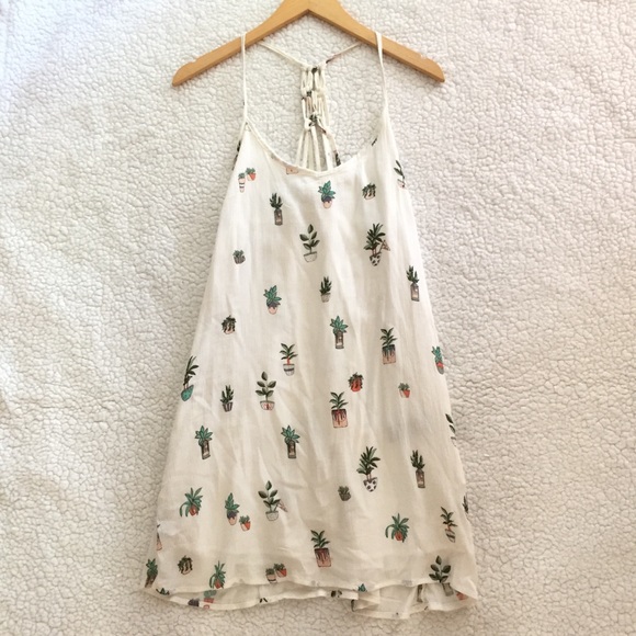 Obey Dresses & Skirts - OBEY paint bloom ivory print shift dress